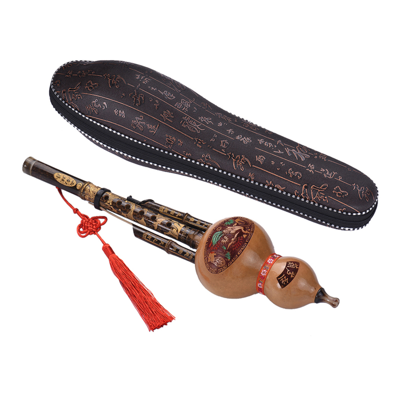 Bagpipe Practice Chanter - MEDUSI-Gourde en bambou noir faite à