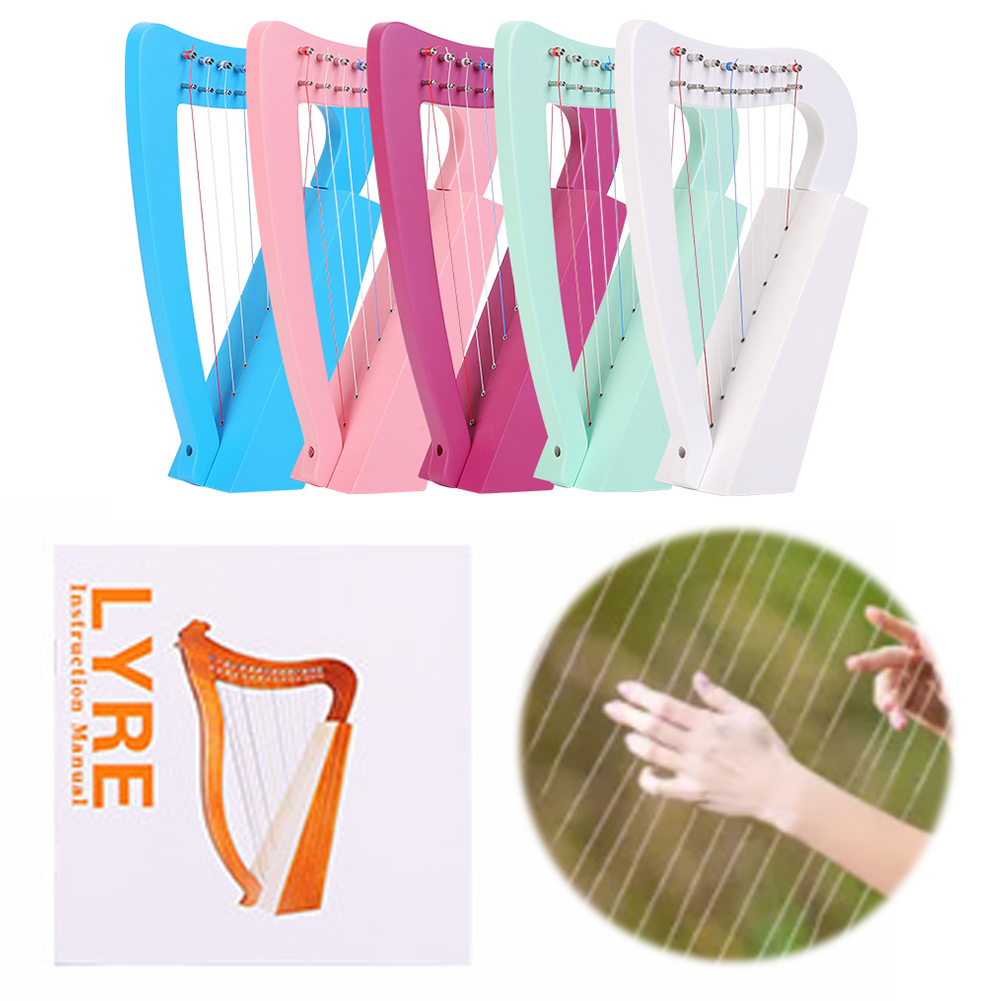 Musical Instrument Harp - Harpe lyre à 8 cordes en