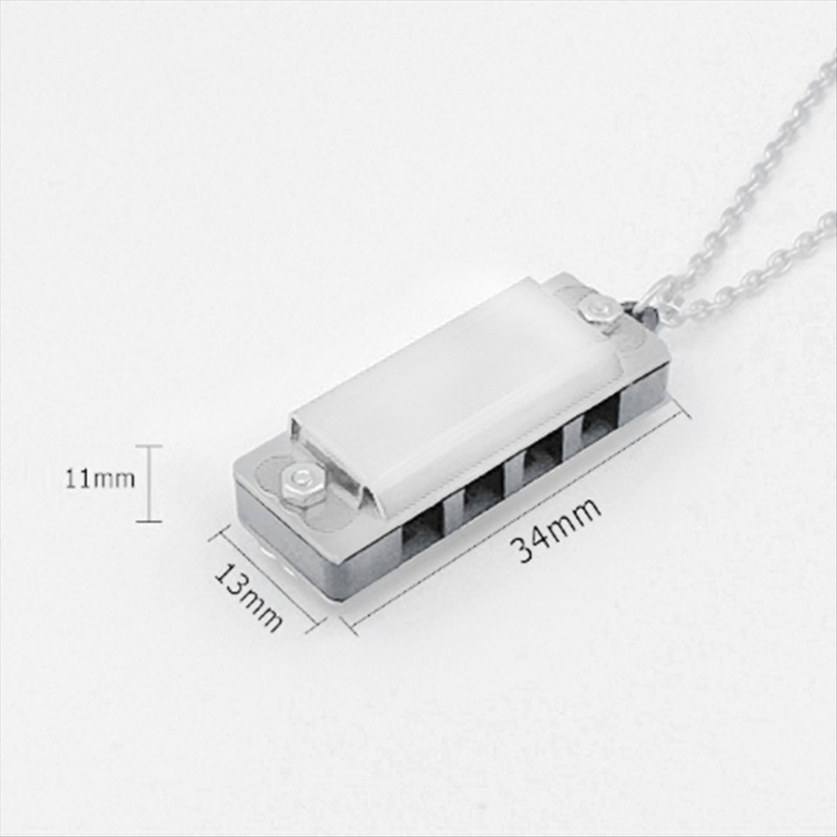 Musical Instrument Project - Collier harmonica miniature ABXY, 4 trous,