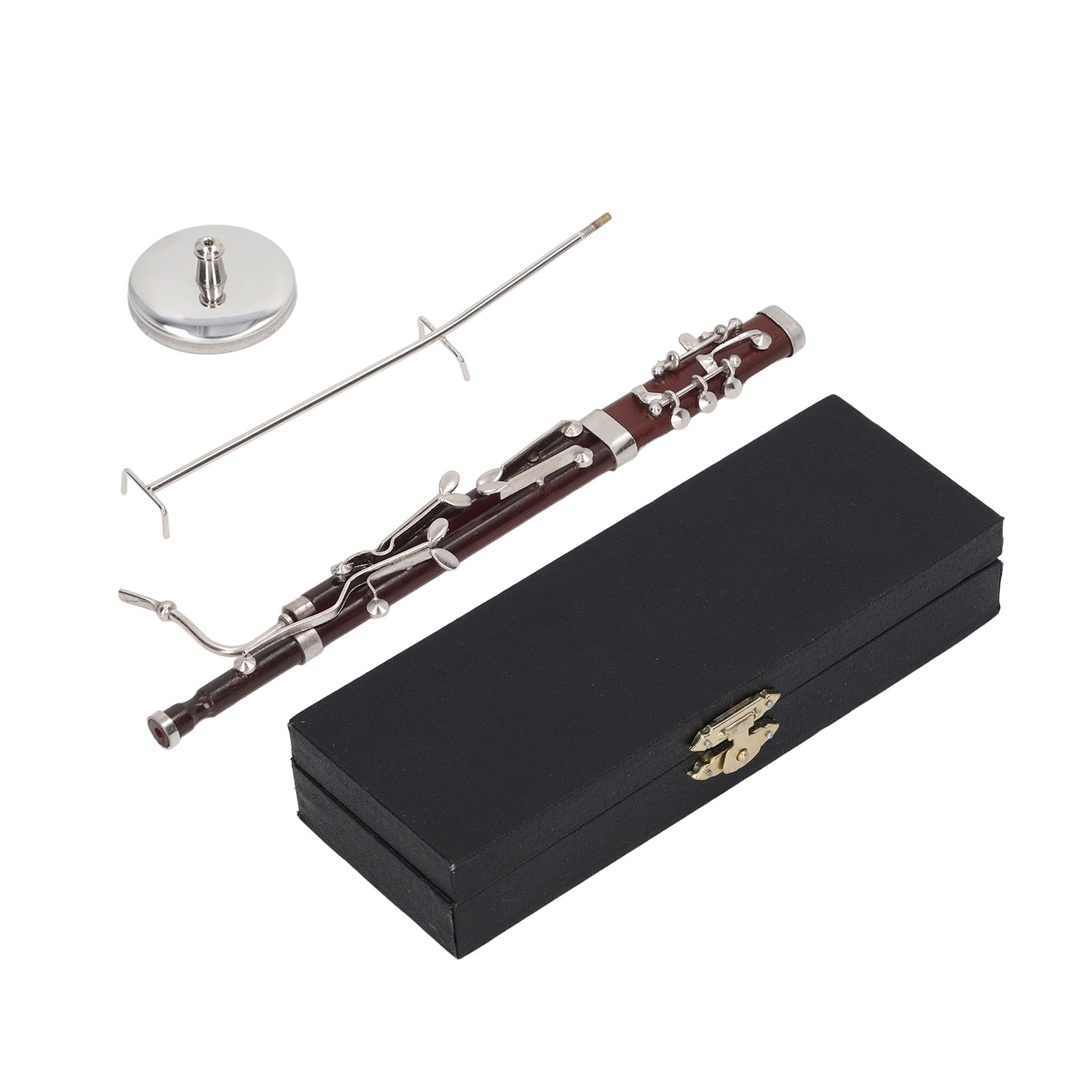 Musical Instrument ____ - Réplique miniature de basson avec support