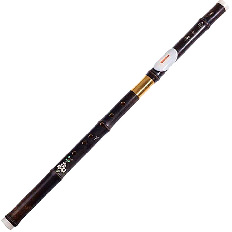 Bagpipe Practice Chanter - Flûte transversale Bawu en bambou naturel