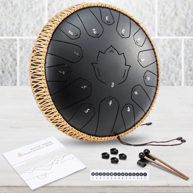 Musical Instrument Morocco - Hluru langue en acier Glucophone 13