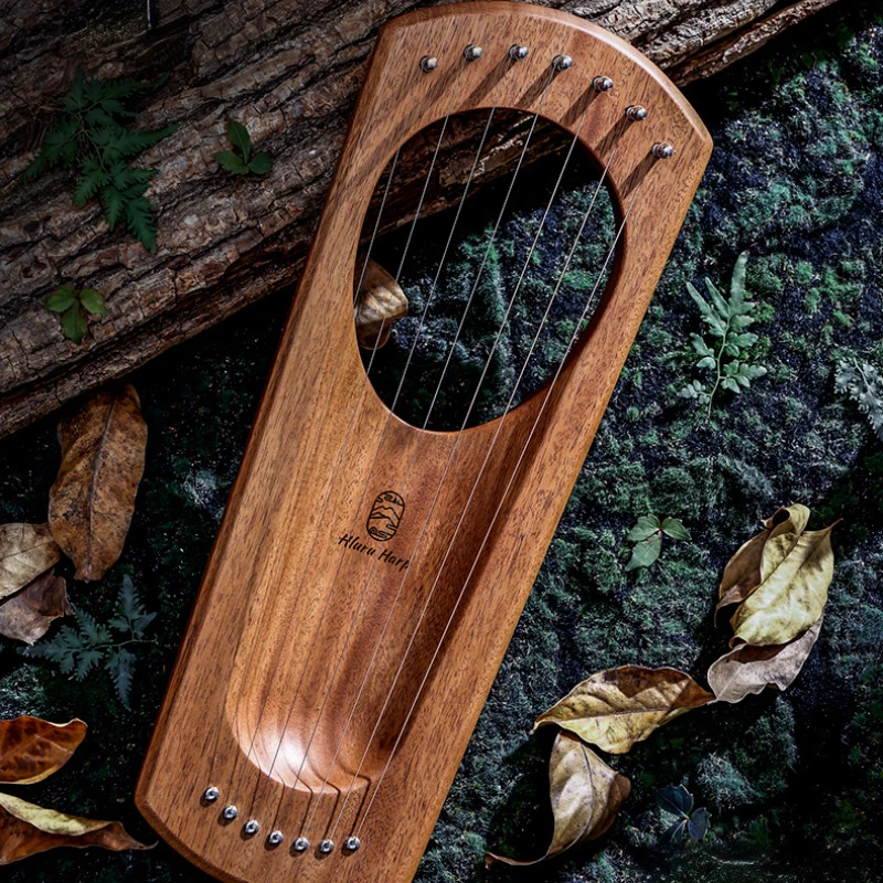 Musical Instrument Harp - Harpe lyre en bois de hêtre,