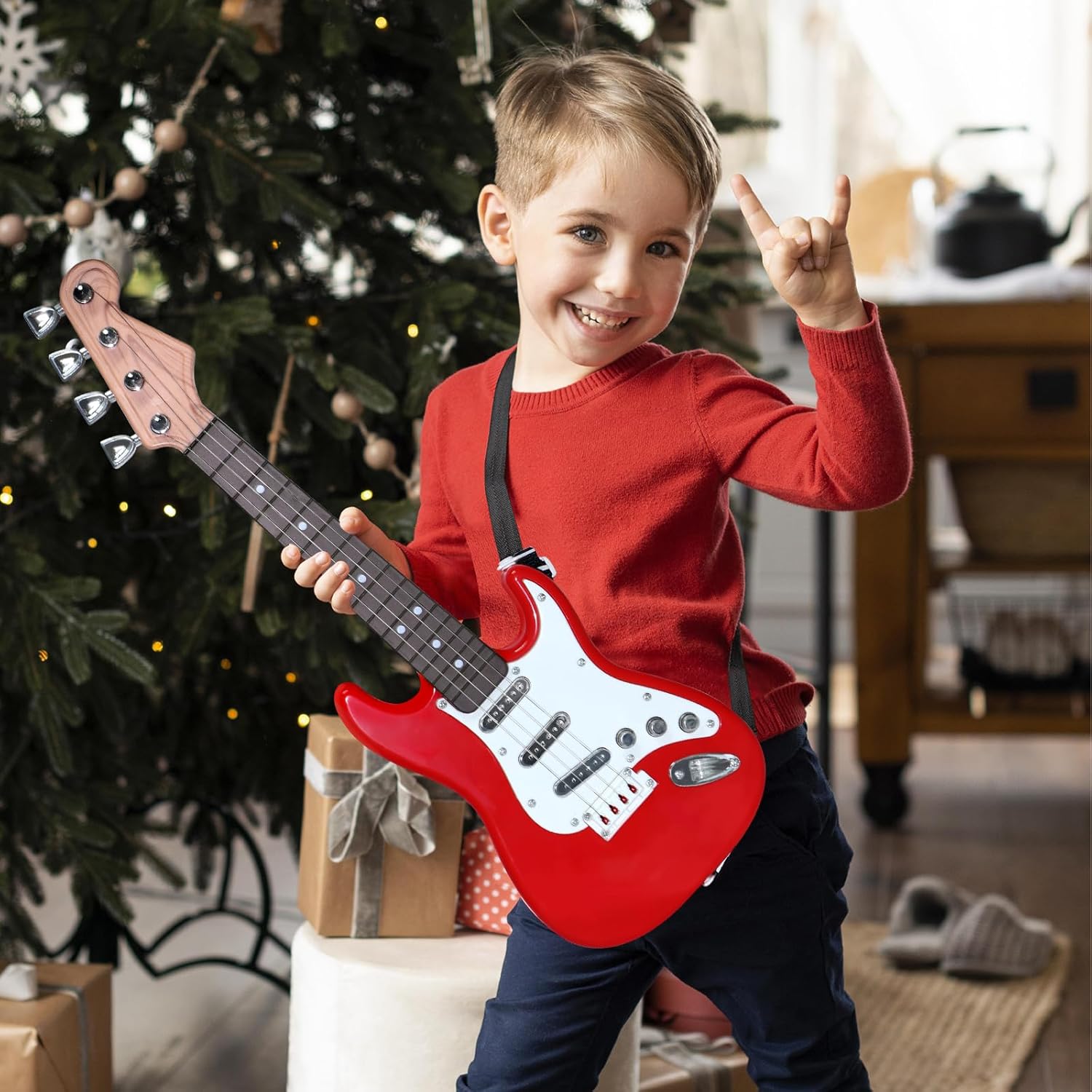 Musical Instrument Project - Jouet de guitare électrique pour enfants,