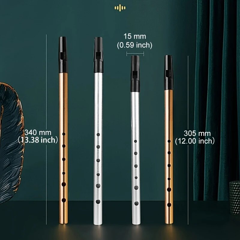 Tin Whistle Flute - Miwayer – sifflet irlandais authentique, clé