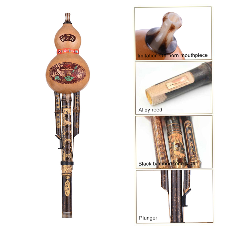 MEDUSI-Gourde en bambou noir f - Bagpipe Practice Chanter avis et prix