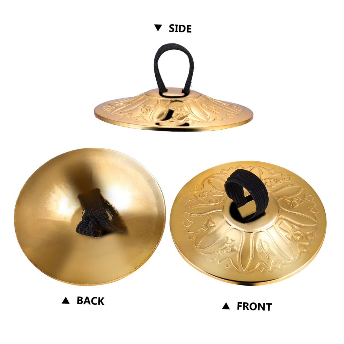 Miwayer 4 pièces Mini cymbales - Musical Instrument With Hand avis et prix