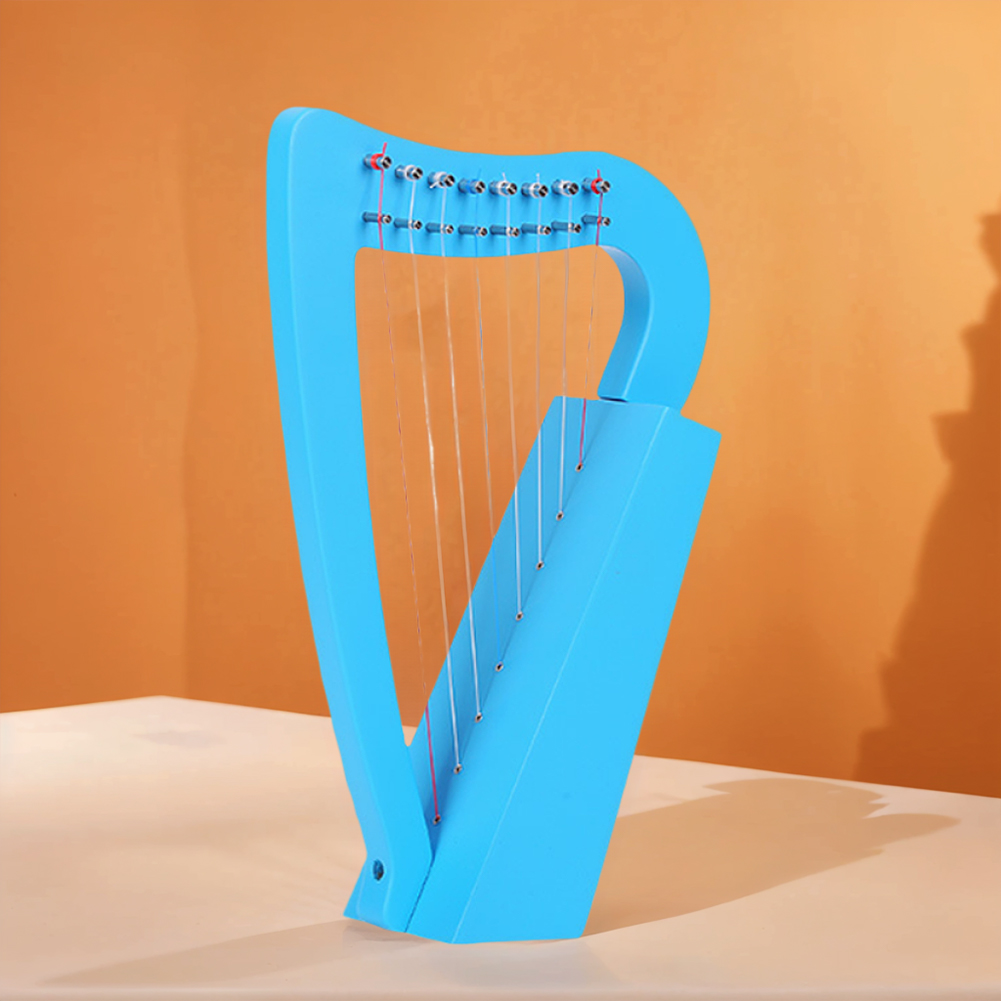 Harpe lyre à 8 cordes en bois  - Musical Instrument Harp avis et prix