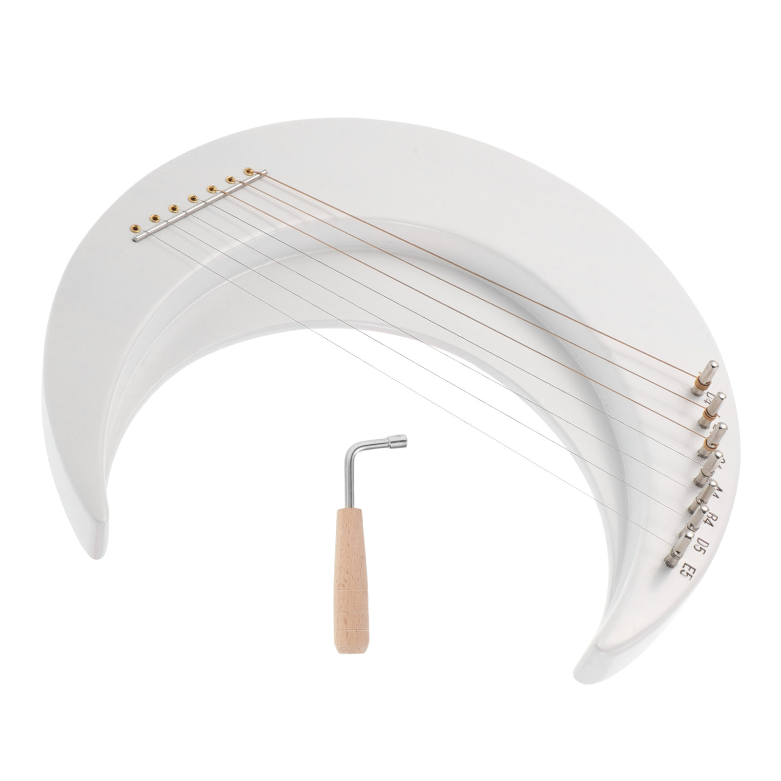 Harpe luth en bois à 7 cordes, - Musical Instrument Harp avis et prix