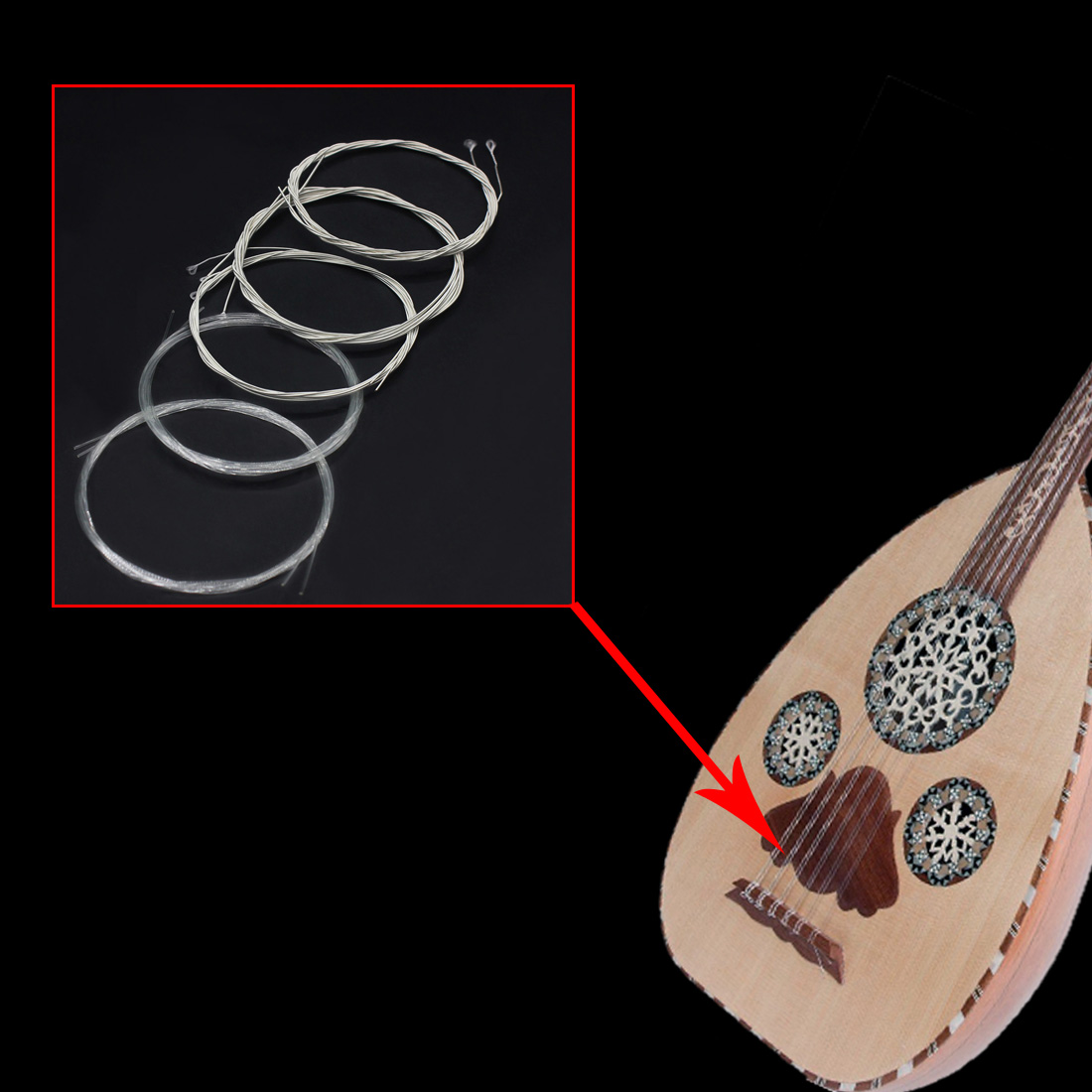 IRIN-Cordes Oud en nylon plaqu - Musical Instrument Oud avis et prix
