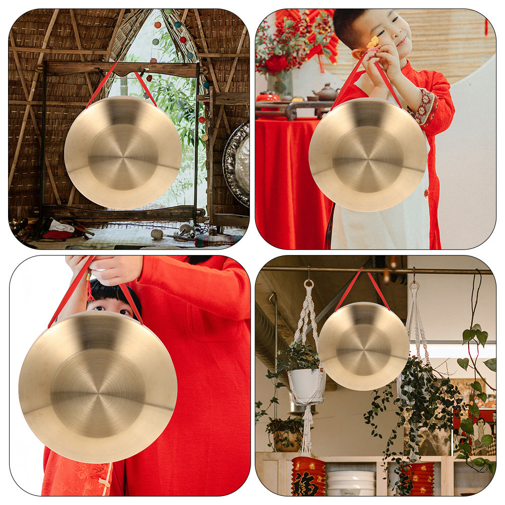 Gong chinois traditionnel en a - Musical Instrument With Hand avis et prix
