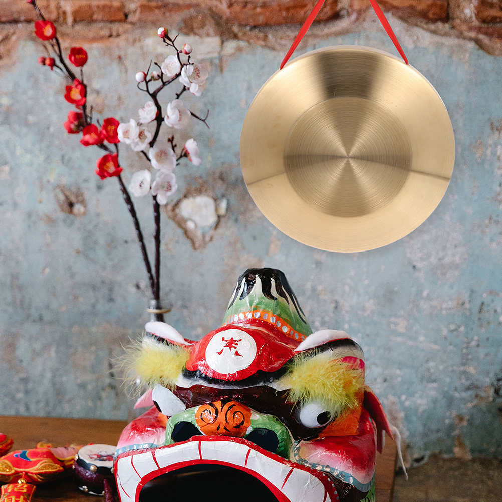 Gong chinois traditionnel en a - Musical Instrument With Hand avis et prix