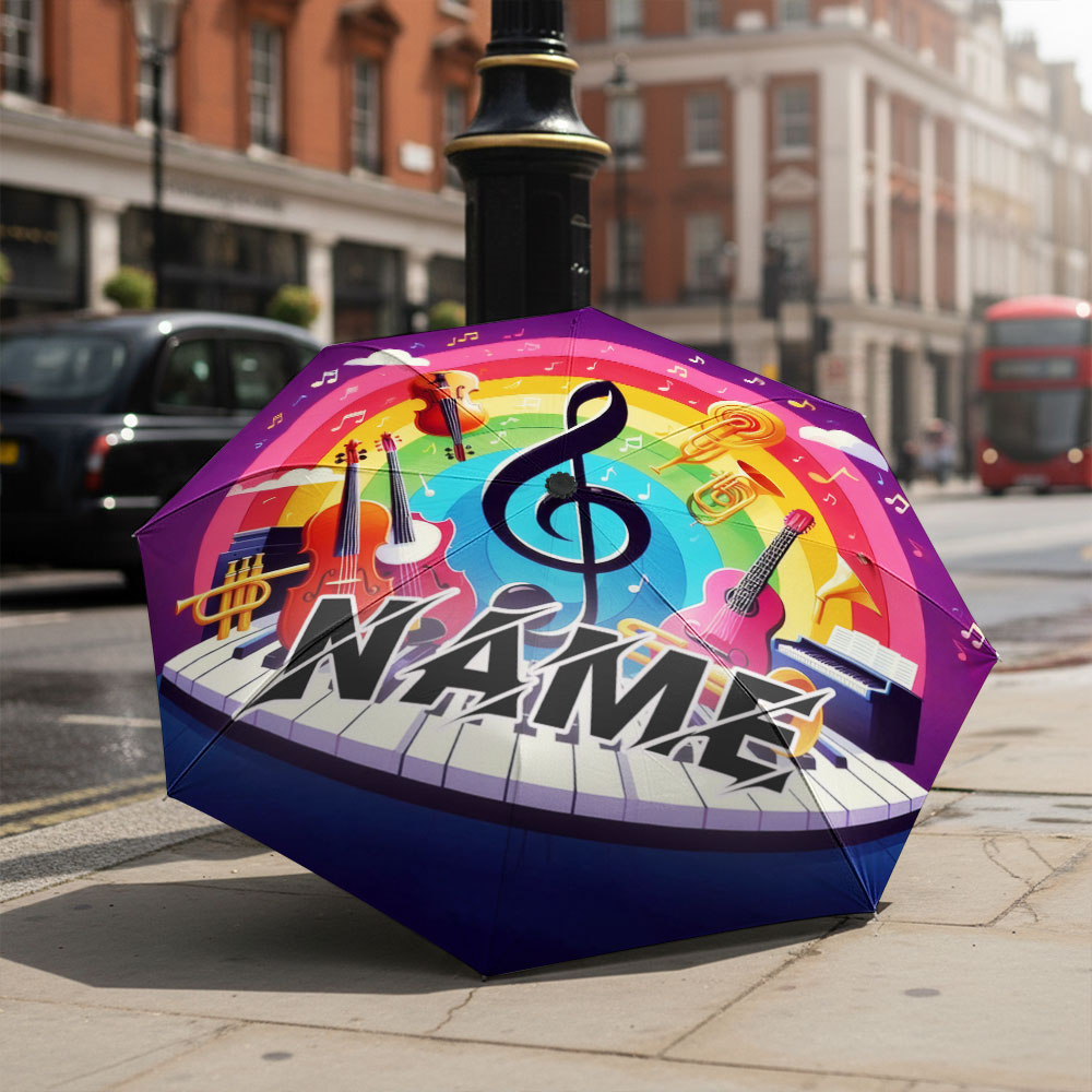 Parapluie personnalisé avec no - Musical Instrument And Names avis et prix