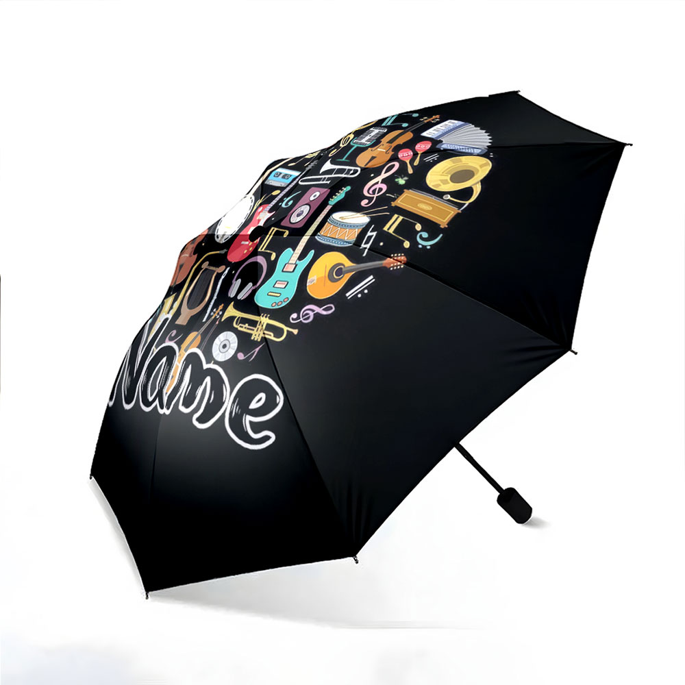 Parapluie personnalisé avec no - Musical Instrument And Names avis et prix