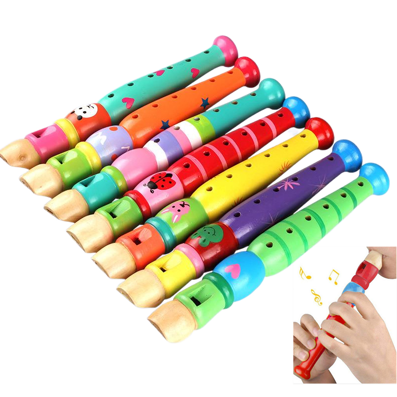 Flûte en bois colorée pour enf - Musical Instrument Drawing avis et prix