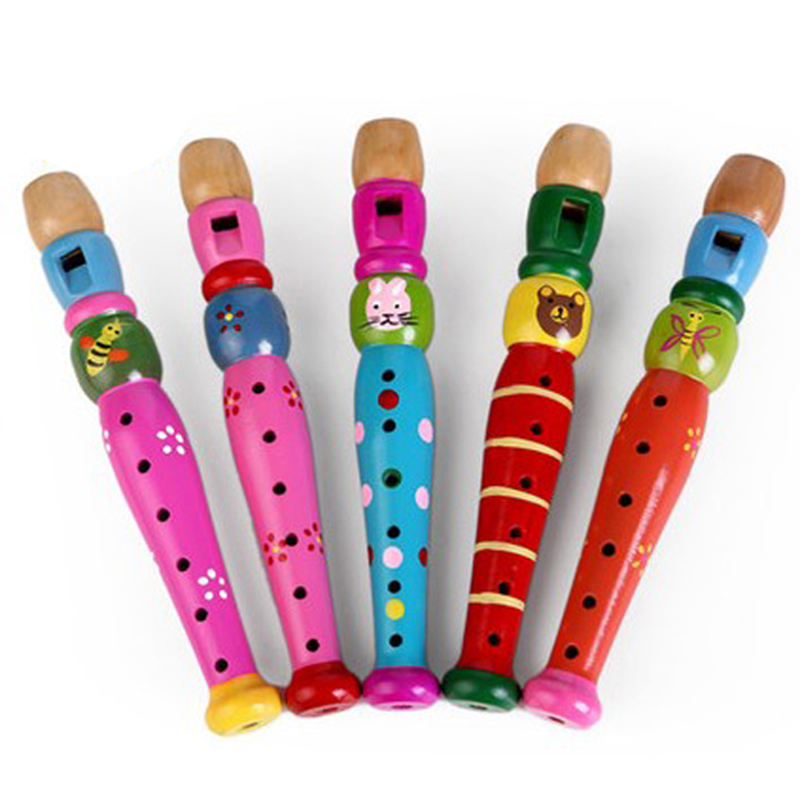 Flûte en bois colorée pour enf - Musical Instrument Drawing avis et prix