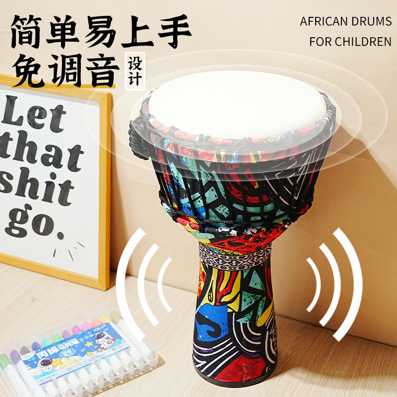 Tambour africain en PVC avec p - Musical Instrument With Hand avis et prix