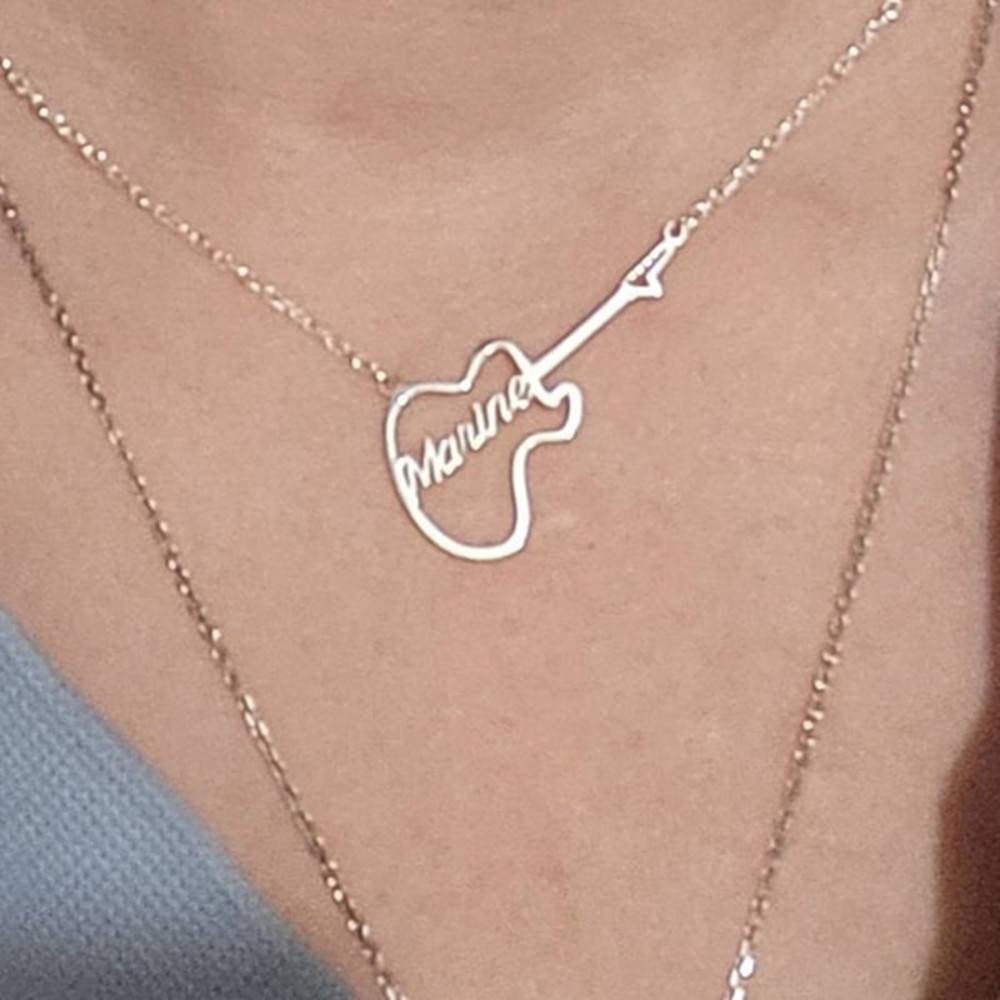 Collier de violon personnalisé - Musical Instrument And Names avis et prix